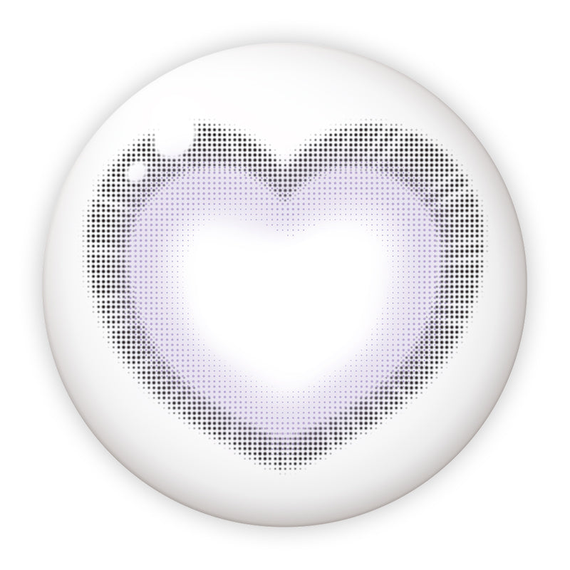 Heart beam purple